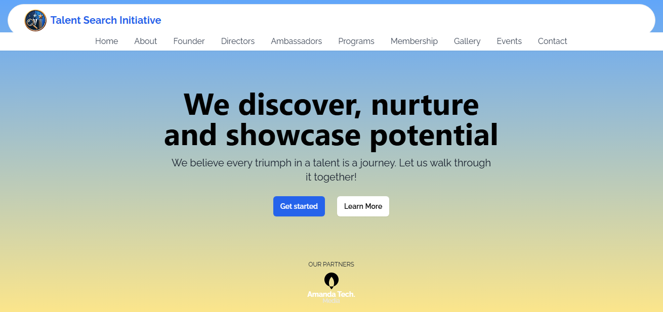 Talent Search Initiative Website